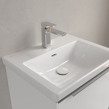 VILLEROY & BOCH SUBWAY 3.0 umyvadlo 55 cm, s otvorem pro baterii a přepadem, alpská bílá 4A70F401 Obrázek - fotka