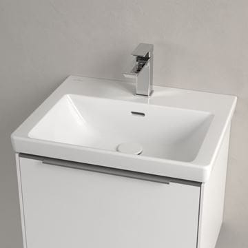 VILLEROY & BOCH SUBWAY 3.0 umyvadlo 55 cm, s otvorem pro baterii a přepadem, alpská bílá 4A70F401 Obrázek - fotka