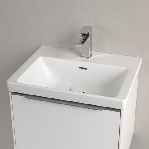 VILLEROY & BOCH SUBWAY 3.0 umyvadlo 55 cm, s otvorem pro baterii a přepadem, alpská bílá 4A70F401 Obrázek - fotka