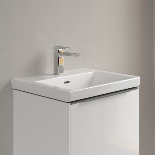 VILLEROY & BOCH SUBWAY 3.0 umyvadlo 55 cm, s otvorem pro baterii a přepadem, alpská bílá 4A70F401 Obrázek - fotka