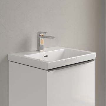 VILLEROY & BOCH SUBWAY 3.0 umyvadlo 55 cm, s otvorem pro baterii a přepadem, alpská bílá 4A70F401 Obrázek - fotka