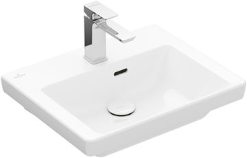 VILLEROY & BOCH SUBWAY 3.0 umyvadlo 50 cm, s otvorem pro baterii a přepadem, alpská bílá 43705001 Obrázek - fotka