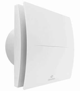 AERAULIQA QD100TBB axiální ventilátor 100 mm, nástěnný/stropní/do okna, s časovačem a zpětnou klapkou