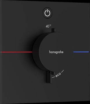 HANSGROHE SHOWERSELECT COMFORT E podomítková termostatická baterie, matná černá