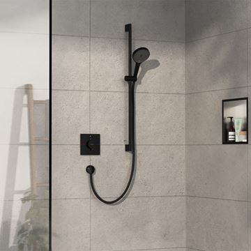HANSGROHE SHOWERSELECT COMFORT E podomítková termostatická baterie, matná černá 15571670 Obrázek - fotka