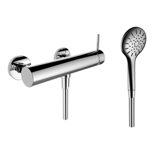 LAUFEN TWINPLUS SLIM sprchový set s baterií, ruční sprcha, hadice, chrom HF505450100600 Obrázek - Hlavní obrázek