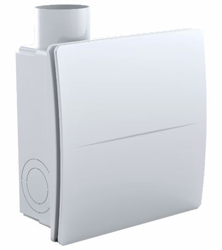 AERAULIQA QXD T radiální ventilátor 75 mm, nástěnný/stropní, s časovačem a zpětnou klapkou 004646 Obrázek - Hlavní obrázek
