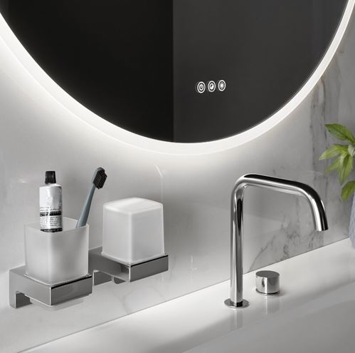 EMCO PURE zrcadlo 79 cm, s osvětlením, s regulací teploty světla, s regulací stmívání, se senzorem 441130808 Obrázek - fotka