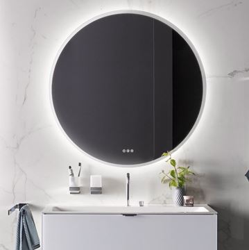 EMCO PURE zrcadlo 79 cm, s osvětlením, s regulací teploty světla, s regulací stmívání, se senzorem 441130808 Obrázek - fotka
