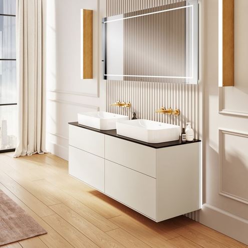 VILLEROY & BOCH FINION zrcadlo 160x75 cm, s osvětlením, s regulací teploty světla F6001600 Obrázek - fotka