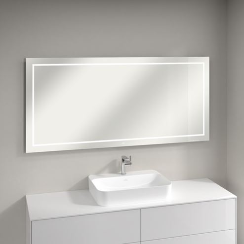 VILLEROY & BOCH FINION zrcadlo 160x75 cm, s osvětlením, s regulací teploty světla F6001600 Obrázek - fotka