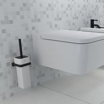NIMCO NIKAU WC štětka, nástěnná, keramika, chrom/bílá NK 30094K-26 Obrázek - fotka