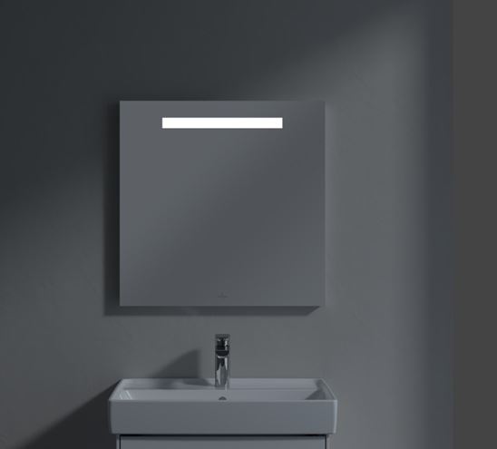 VILLEROY & BOCH MORE TO SEE ONE zrcadlo 60x60 cm, s osvětlením A430A600 Obrázek - fotka
