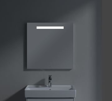 VILLEROY & BOCH MORE TO SEE ONE zrcadlo 60x60 cm, s osvětlením A430A600 Obrázek - fotka