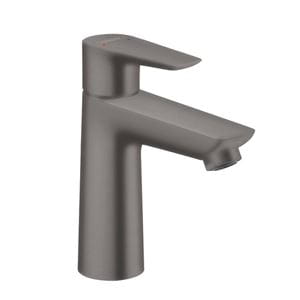 HANSGROHE TALIS E umyvadlová stojánková baterie, s odtokovou soupravou, EcoSmart, kartáčovaný černý chrom