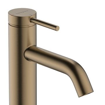 HANSGROHE TECTURIS S umyvadlová stojánková baterie, CoolStart, EcoSmart+, kartáčovaný bronz 73312140 Obrázek - fotka