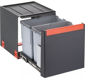 FRANKE CUBE 40 odpadkový koš na tříděný odpad 2x14 l, vestavný
