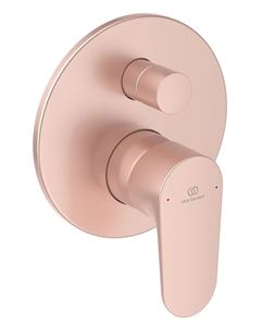 IDEAL STANDARD CERAFINE O vanová podomítková baterie, s přepínačem, s tělesem, rosé