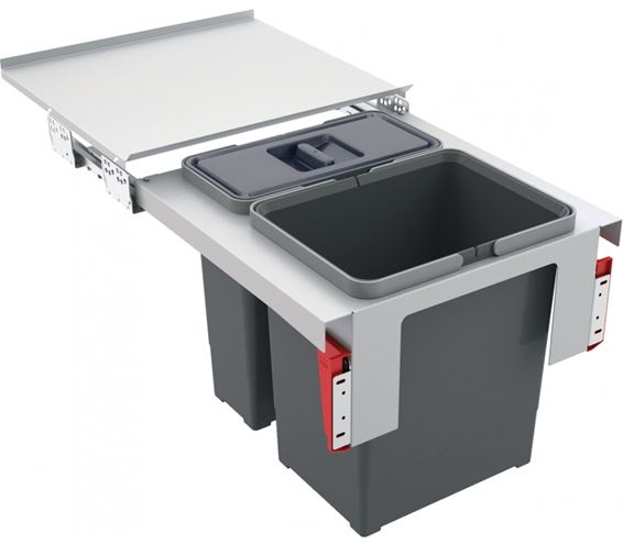 FRANKE GARBO 45-2 odpadkový koš na tříděný odpad 1x12 l+1x18 l, vestavný 121.0200.692 Obrázek - Hlavní obrázek