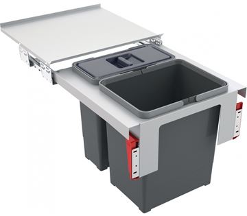 FRANKE GARBO 45-2 odpadkový koš na tříděný odpad 1x12 l+1x18 l, vestavný