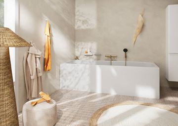 HANSGROHE TECTURIS E vanová nástěnná baterie, s přepínačem, kartáčovaný bronz 73422140 Obrázek - fotka