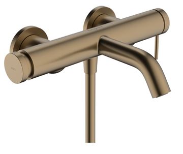 HANSGROHE TECTURIS E vanová nástěnná baterie, s přepínačem, kartáčovaný bronz