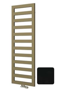 ISAN GALA designový radiátor 1155/500, středové připojení, černý samet S40