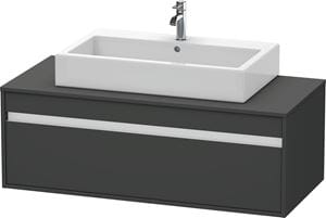 DURAVIT KETHO skříňka pod umyvadlo 120x55x42,6 cm, 1 zásuvka, Graphit matt