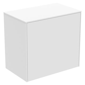 IDEAL STANDARD CONCA nízká skříňka 60x37,3x55 cm, 1 zásuvka, Push-open, matná bílá