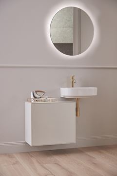 IDEAL STANDARD CONCA nízká skříňka 60x37,3x55 cm, 1 zásuvka, Push-open, matná bílá T4317Y1 Obrázek - fotka