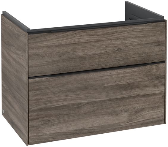 VILLEROY & BOCH SUBWAY 3.0 skříňka pod umyvadlo 77,2x47,8x57,6 cm, 2 zásuvky, Stone Oak C57401RK Obrázek - Hlavní obrázek