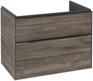 VILLEROY & BOCH SUBWAY 3.0 skříňka pod umyvadlo 77,2x47,8x57,6 cm, 2 zásuvky, Stone Oak