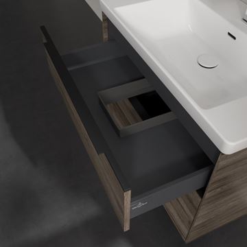 VILLEROY & BOCH SUBWAY 3.0 skříňka pod umyvadlo 77,2x47,8x57,6 cm, 2 zásuvky, Stone Oak C57401RK Obrázek - fotka