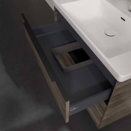 VILLEROY & BOCH SUBWAY 3.0 skříňka pod umyvadlo 77,2x47,8x57,6 cm, 2 zásuvky, Stone Oak C57401RK Obrázek - fotka