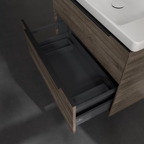 VILLEROY & BOCH SUBWAY 3.0 skříňka pod umyvadlo 77,2x47,8x57,6 cm, 2 zásuvky, Stone Oak C57401RK Obrázek - fotka