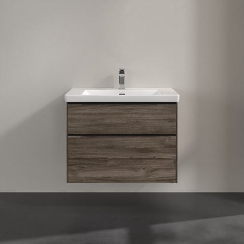 VILLEROY & BOCH SUBWAY 3.0 skříňka pod umyvadlo 77,2x47,8x57,6 cm, 2 zásuvky, Stone Oak C57401RK Obrázek - fotka