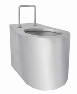 AZP BRNO bezbariérové stacionární WC, spodní odpad, nerez