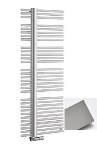 P.M.H. KRONOS KR2 koupelnový radiátor 1182/600, středové připojení, metalická stříbrná lesk KR2MS Obrázek - Hlavní obrázek