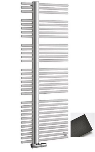 P.M.H. KRONOS KR1 koupelnový radiátor 800/600, středové připojení, černá RAL9005 mat KR1BL Obrázek - Hlavní obrázek