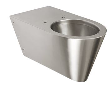 SANELA bezbariérové závěsné WC, nerez