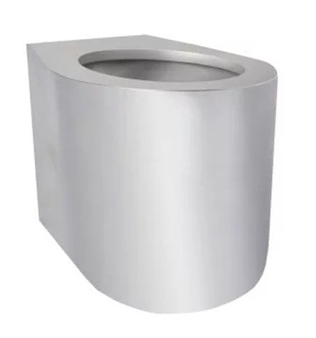 AZP BRNO stacionární WC, zadní odpad, nerez AUZ 010 Obrázek - Hlavní obrázek