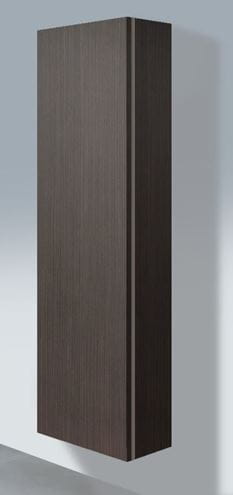 DURAVIT L-CUBE vysoká skříňka 40x24,3x176 cm, 1 dvířka, panty vpravo, Push-open, Dark Brushed Oak LC1170R7272 Obrázek - fotka
