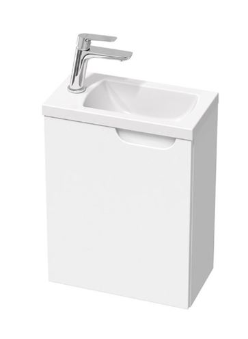 RAVAK SD CLASSIC II 400 skříňka pod umývátko 40x22x50 cm, 1 dvířka, panty vlevo, lesklá bílá X000001484 Obrázek - Hlavní obrázek