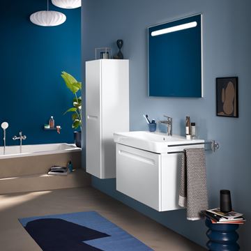 DURAVIT NO.1 nízká skříňka 40x36x132 cm, 1 dvířka, panty vpravo, matná bílá N11308R18180000 Obrázek - fotka