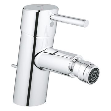 GROHE CONCETTO bidetová stojánková baterie, s odtokovou soupravou, Water Saving, chrom