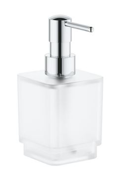 GROHE SELECTION CUBE dávkovač tekutého mýdla bez držáku, sklo, chrom