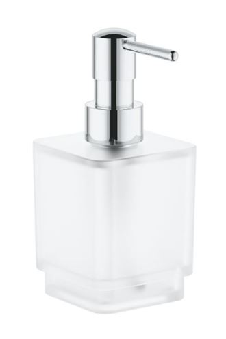 GROHE SELECTION CUBE dávkovač tekutého mýdla bez držáku, sklo, chrom 40805000 Obrázek - Hlavní obrázek