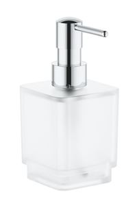 GROHE SELECTION CUBE dávkovač tekutého mýdla bez držáku, sklo, chrom