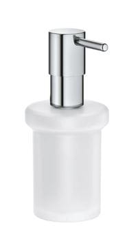 GROHE ESSENTIALS dávkovač tekutého mýdla 160 ml, bez držáku, sklo, chrom