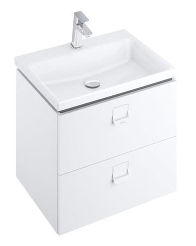 RAVAK SD COMFORT skříňka pod umyvadlo 60x46x50 cm, 2 zásuvky, lesklá bílá X000001377 Obrázek - Hlavní obrázek